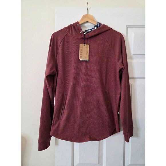 Swannies Golf CHALET HOODIE, Maroon S NWT - Picture 3 of 11